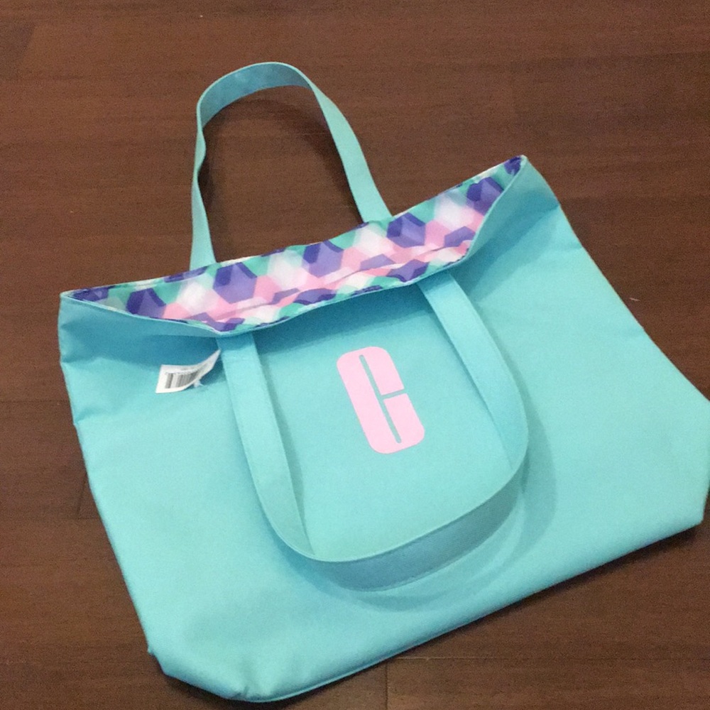 Clinique Aqua Purple Reversible Tote